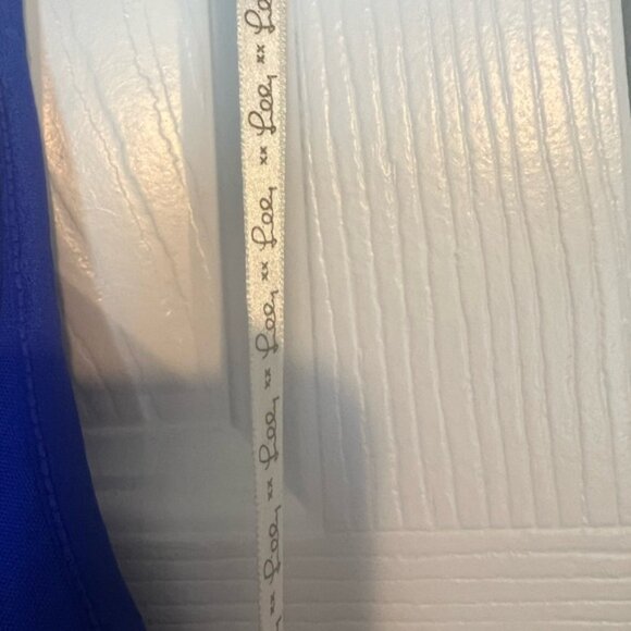 Lilly Pulitzer Avalon Maxi Dress, Size XL, Blue, zipper back, adjustable straps - Picture 4 of 6